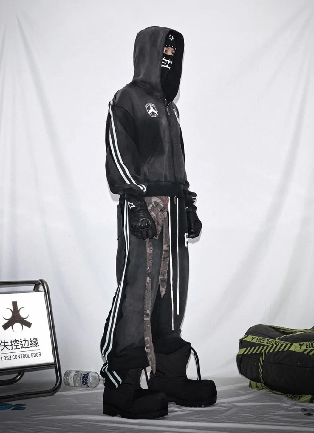 LOSECONTROLEDGE Hoodie&Pants Set Up
