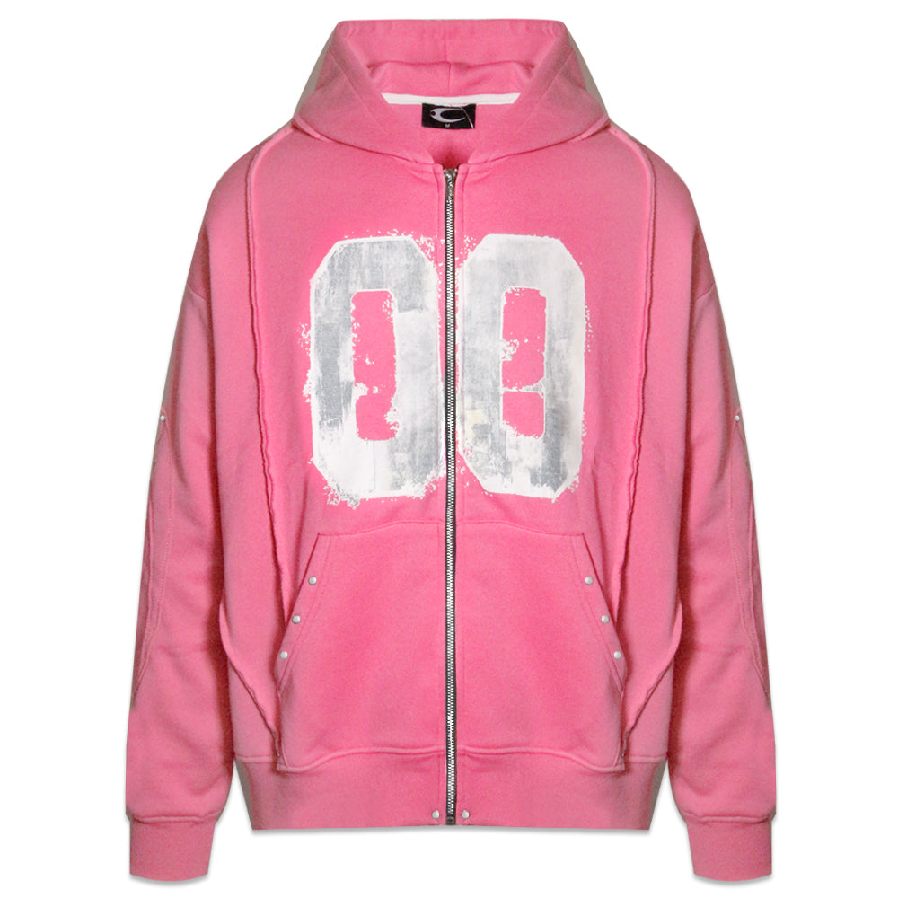COZY WORLDWIDE Sweaters 00 Knight Club Zip Hoodie Pink