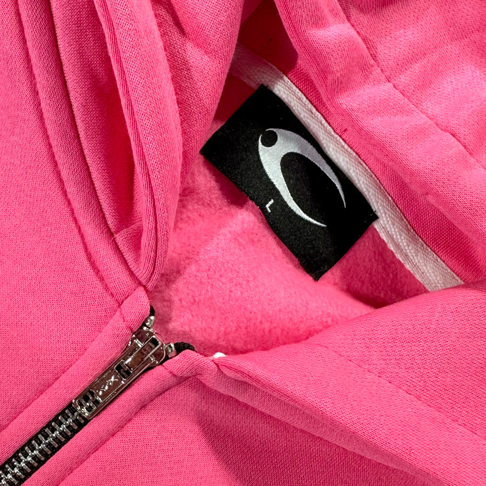 COZY WORLDWIDE Sweaters 00 Knight Club Zip Hoodie Pink