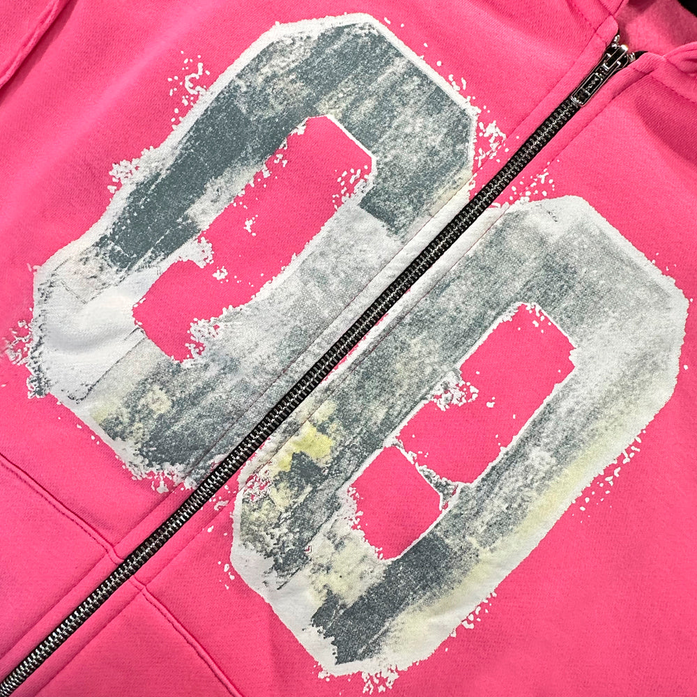 COZY WORLDWIDE Sweaters 00 Knight Club Zip Hoodie Pink