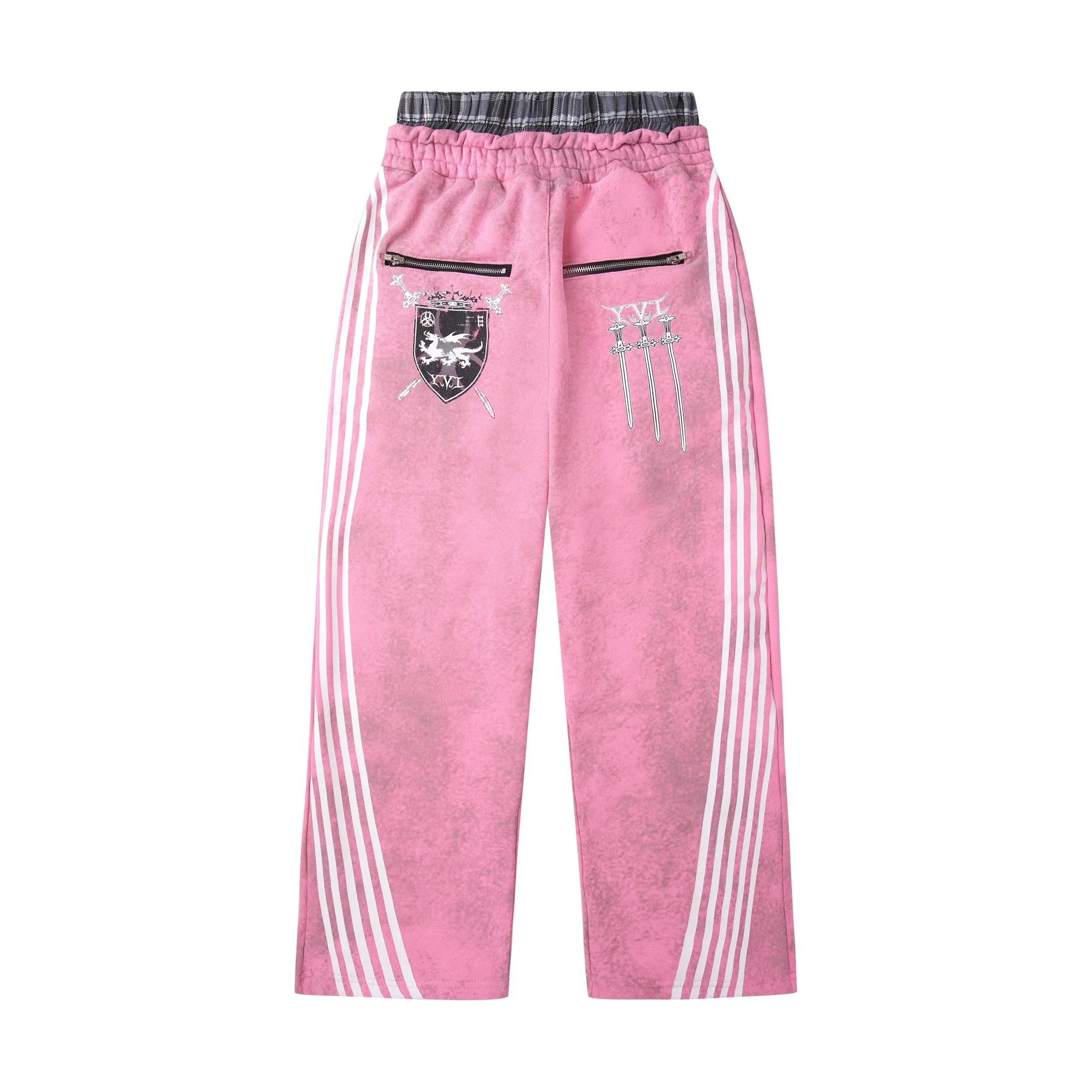 COZY WORLDWIDE ROYAL KNIGHT CLUB WAXED TRACKSUIT PINK