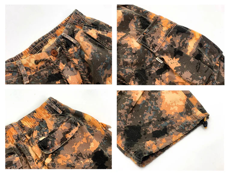 【MICHINNYON】Camouflage cargo pants