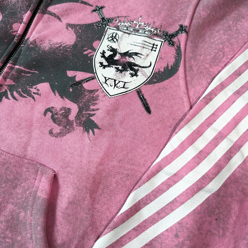 COZY WORLDWIDE ROYAL KNIGHT CLUB WAXED TRACKSUIT PINK