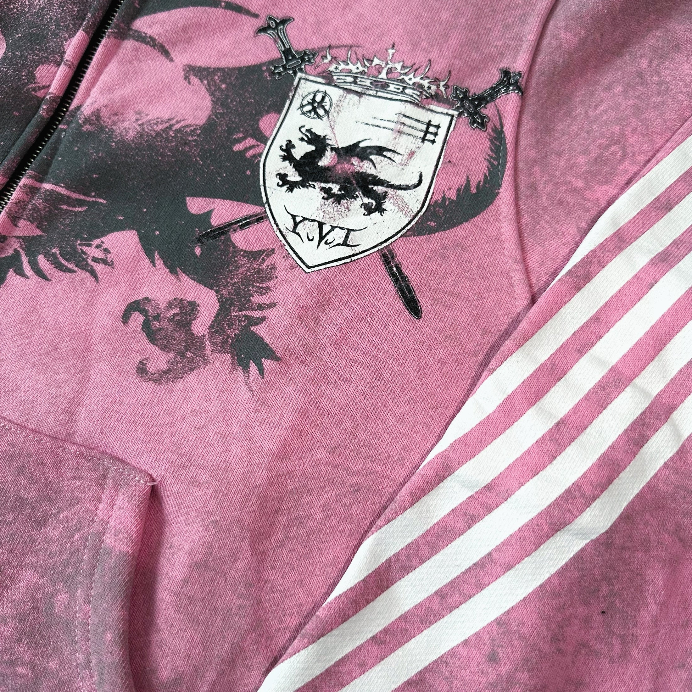 COZY WORLDWIDE ROYAL KNIGHT CLUB WAXED TRACKSUIT PINK
