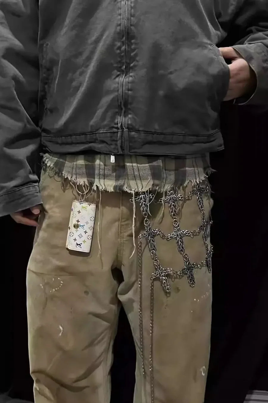 Cross Silver Metal Multi Hardwear