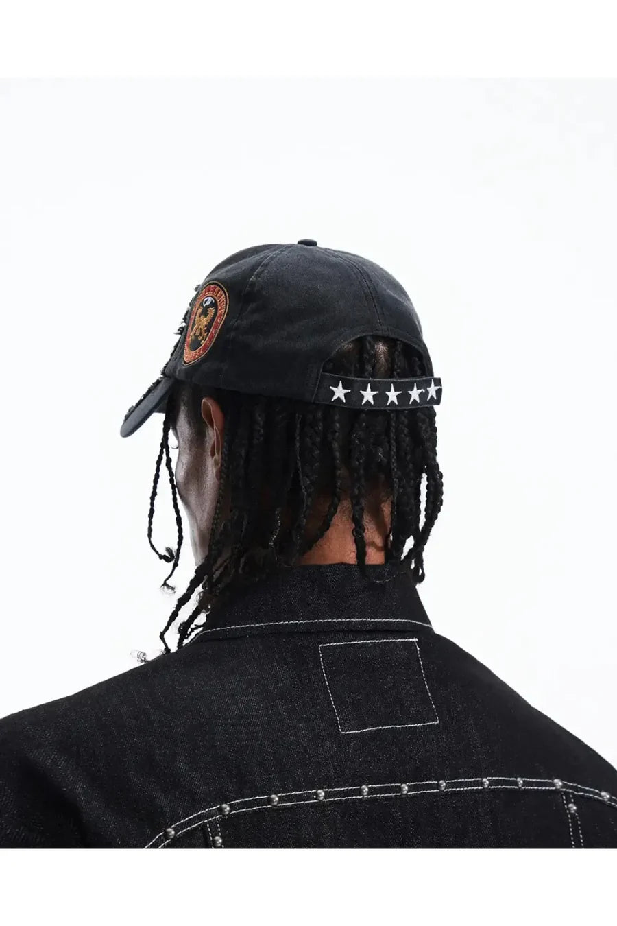Gothic Cap Featuring Raised Embroidery