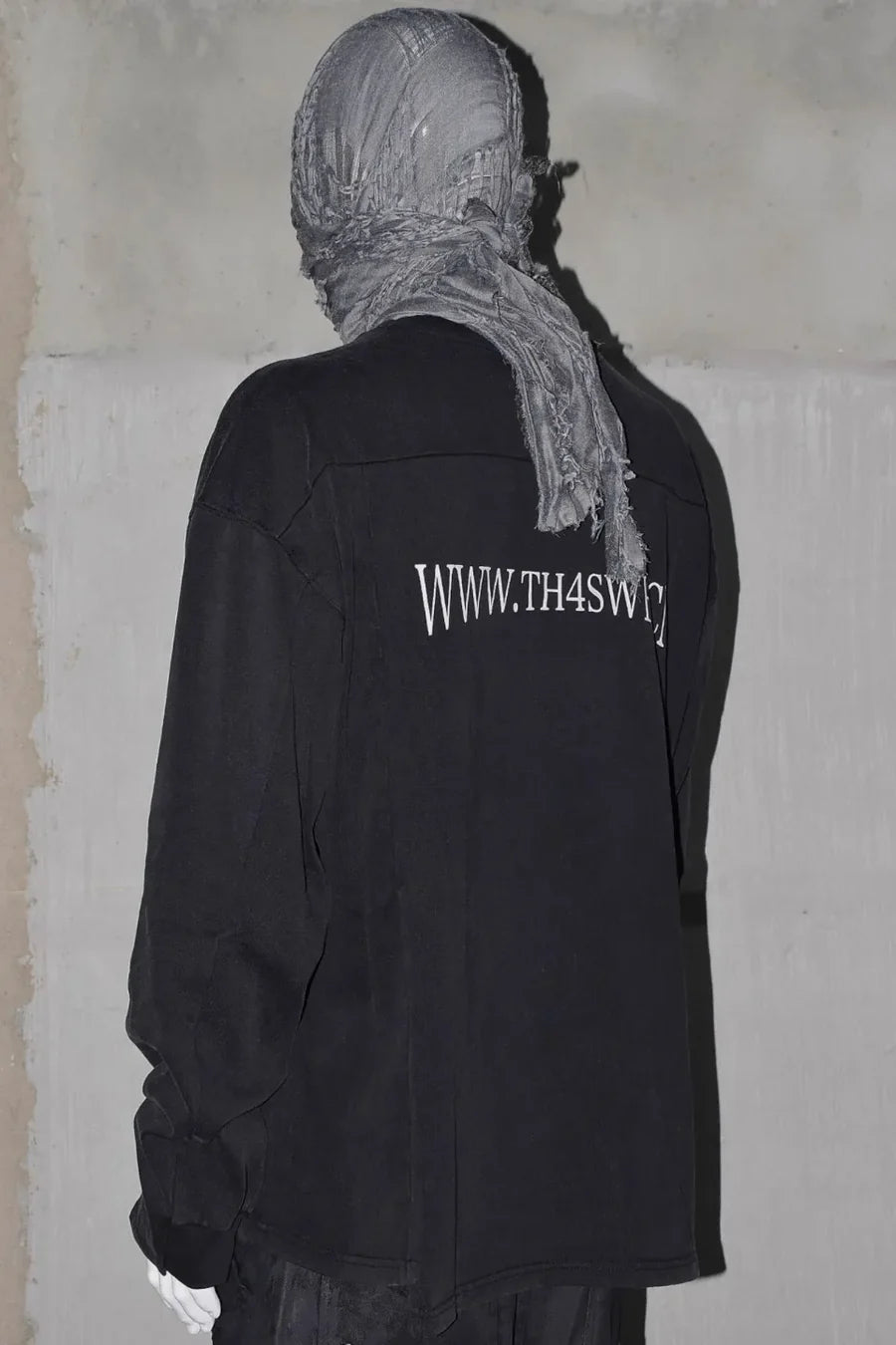 Lion Club Patchwork Washed Jersey Long Sleeve T-shirt