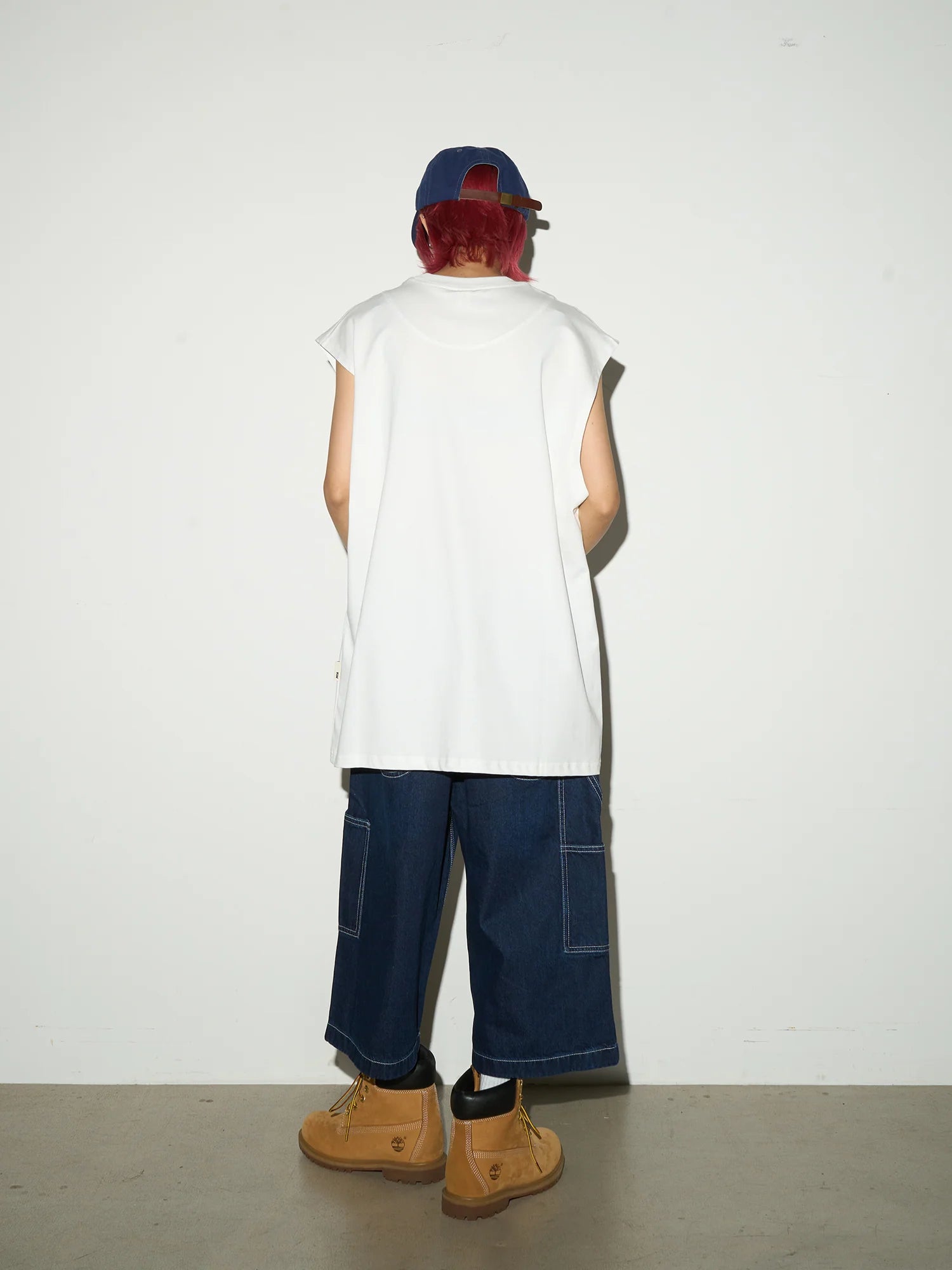【MICHINNYON】Stitch Denim Shorts