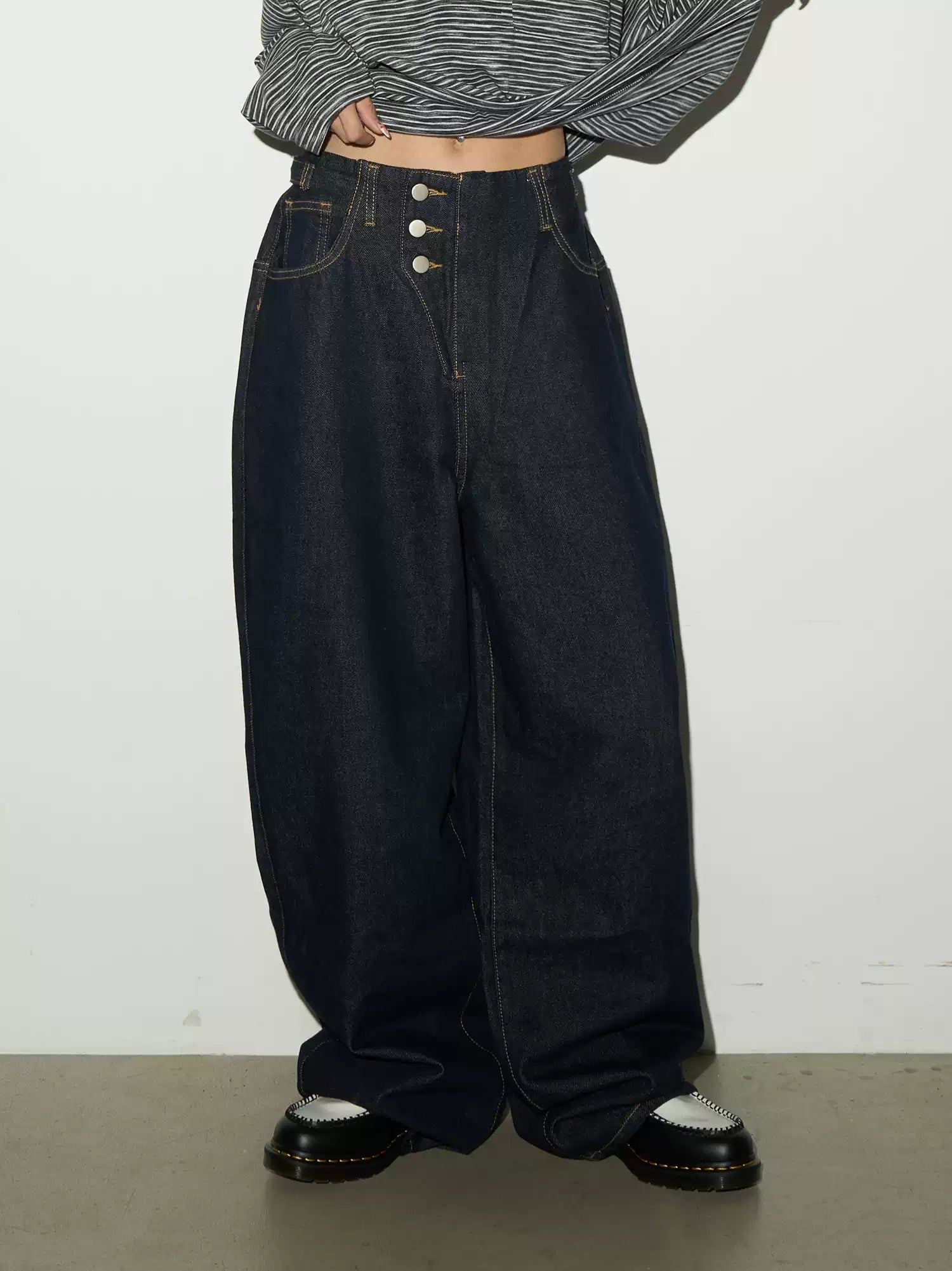 【MICHINNYON】Rigid denim