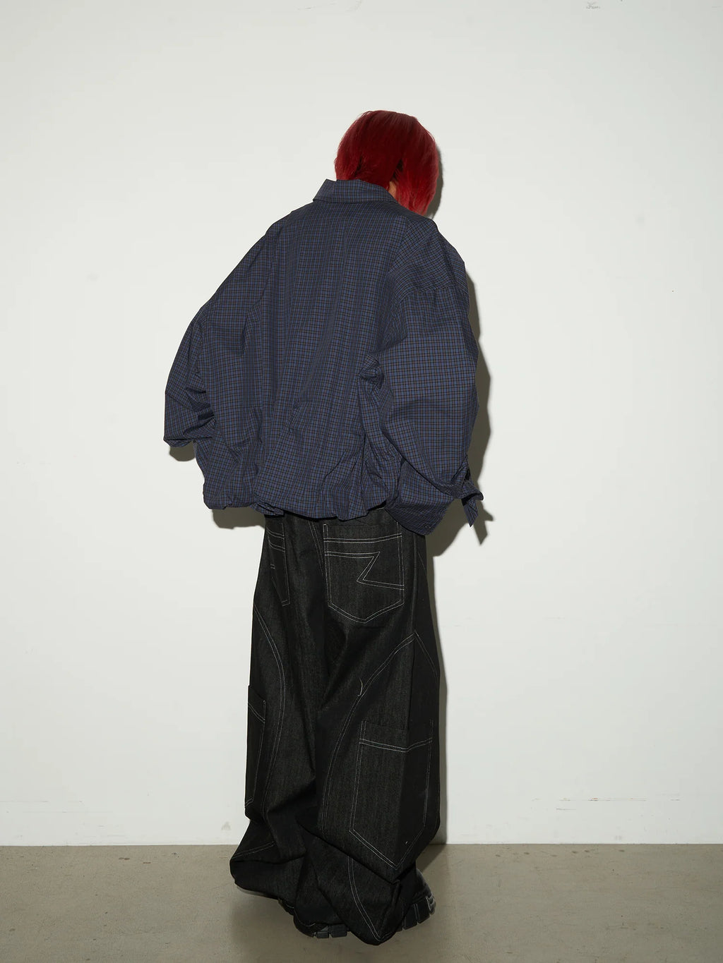 【MICHINNYON】Pocket design wide denim