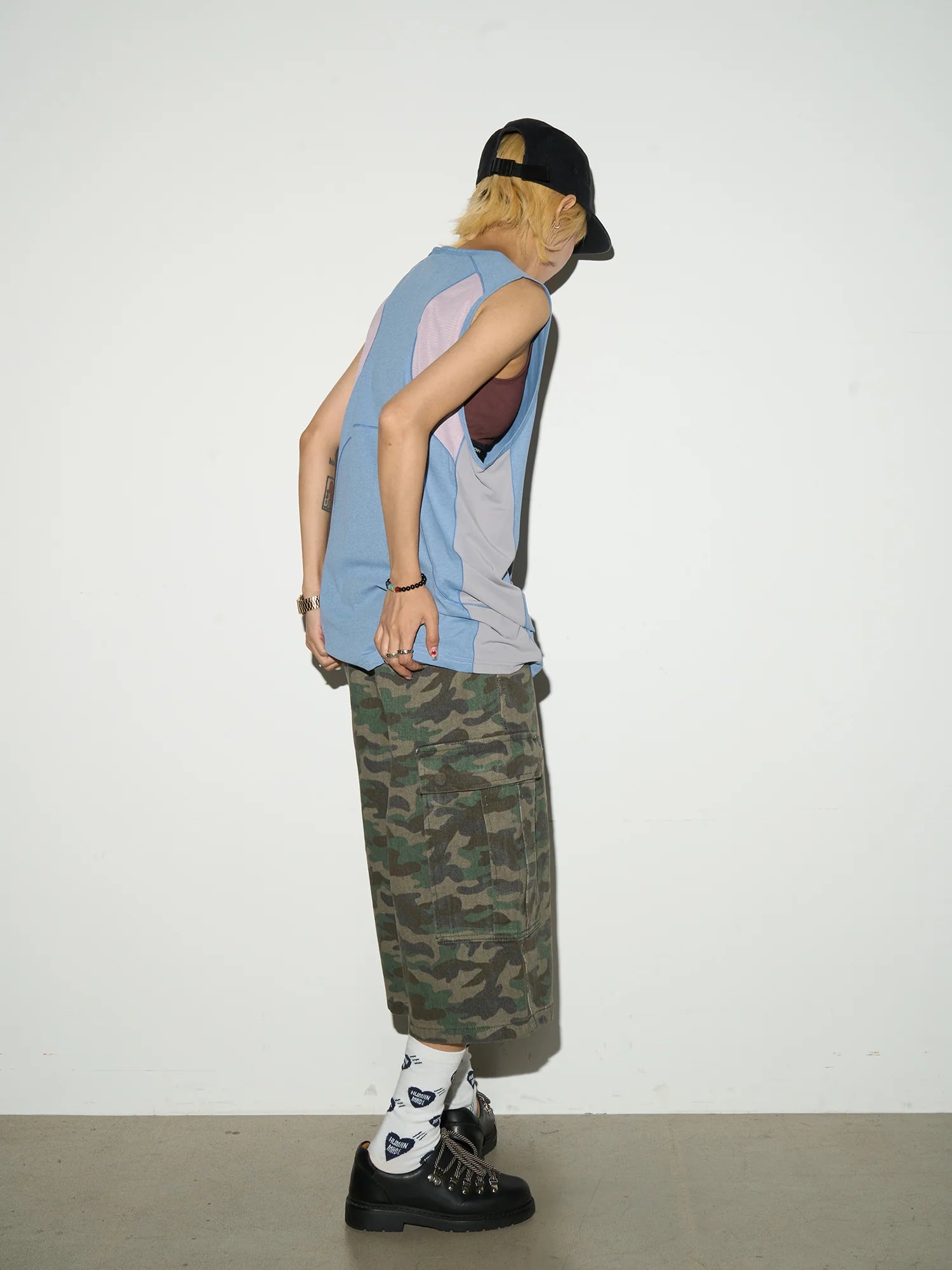 【MICHINNYON】Camouflage shorts