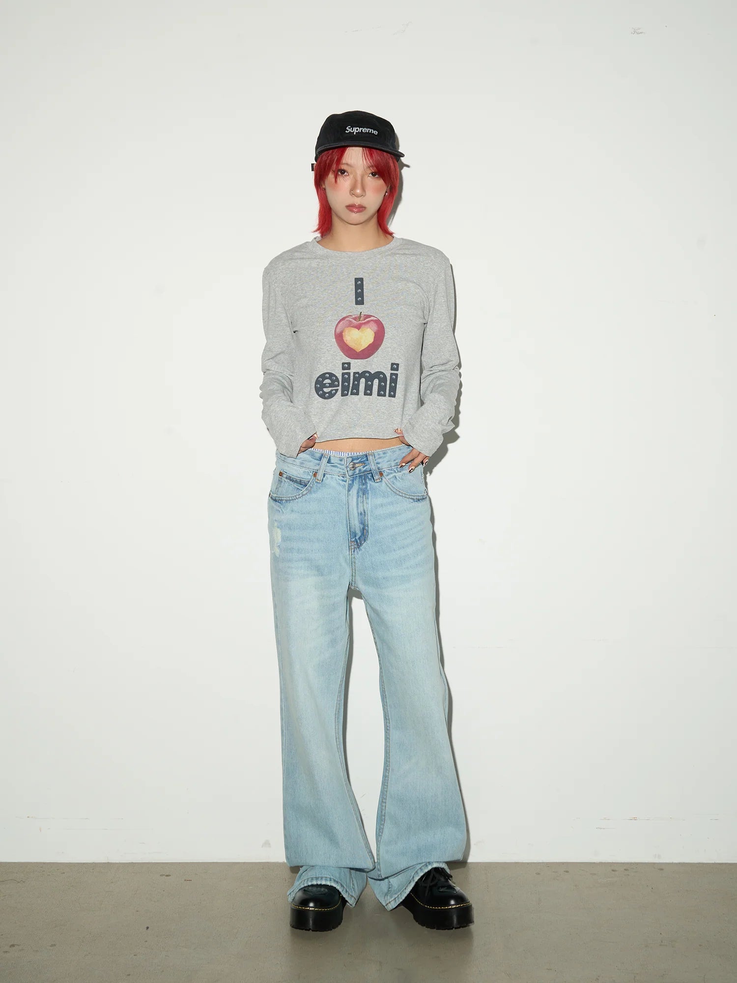 【MICHINNYON】Washed denim