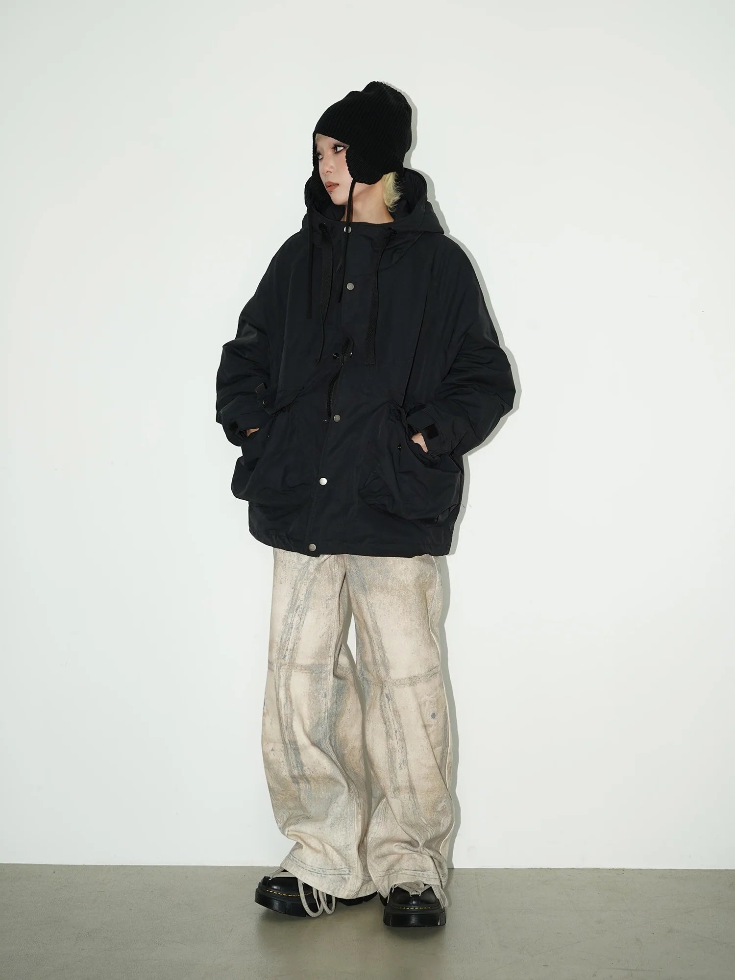 【MICHINNYON】Graffiti Wide Pants
