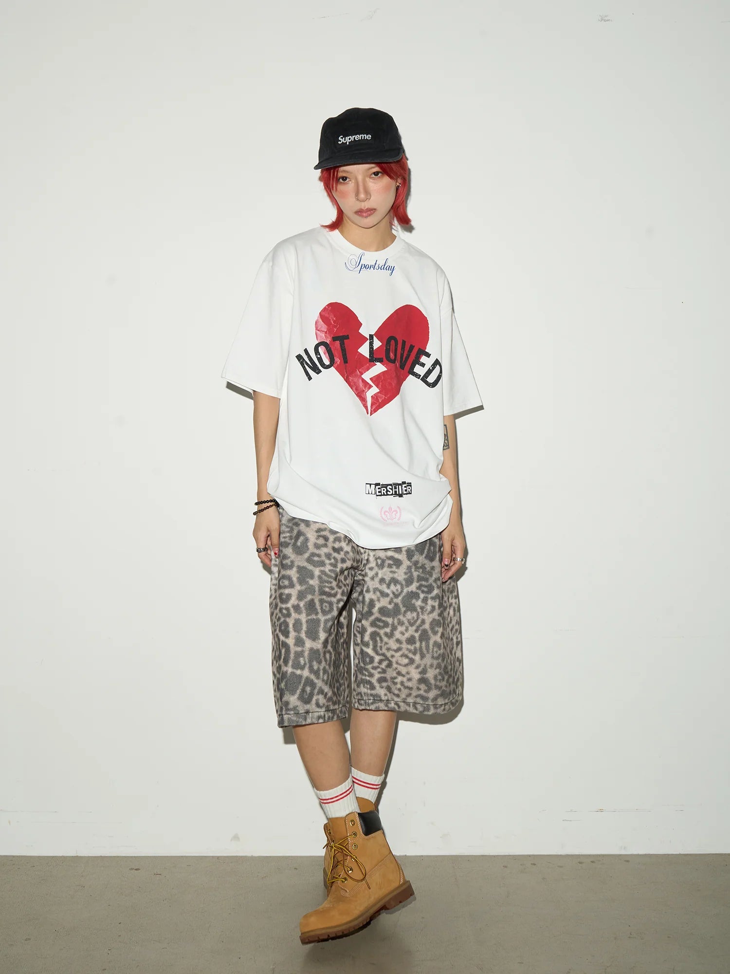 【MICHINNYON】Leopard shorts