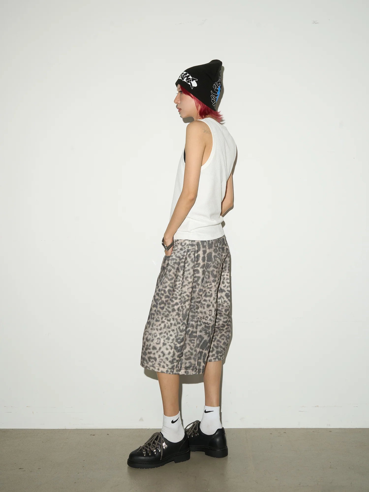 【MICHINNYON】Leopard shorts