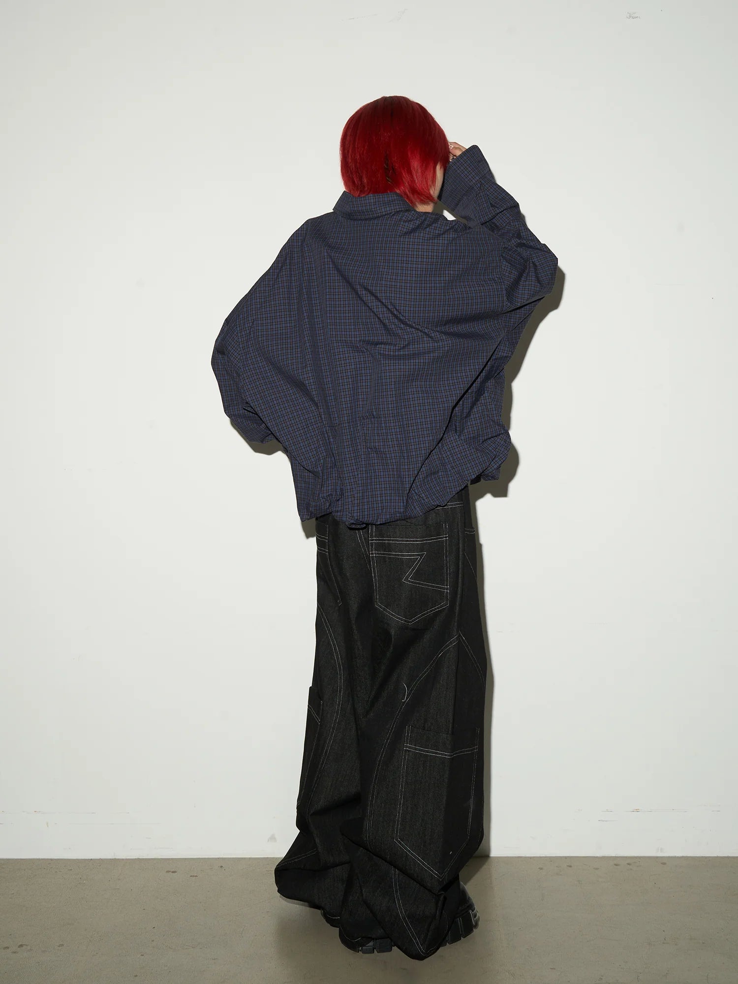 【MICHINNYON】Pocket design wide denim