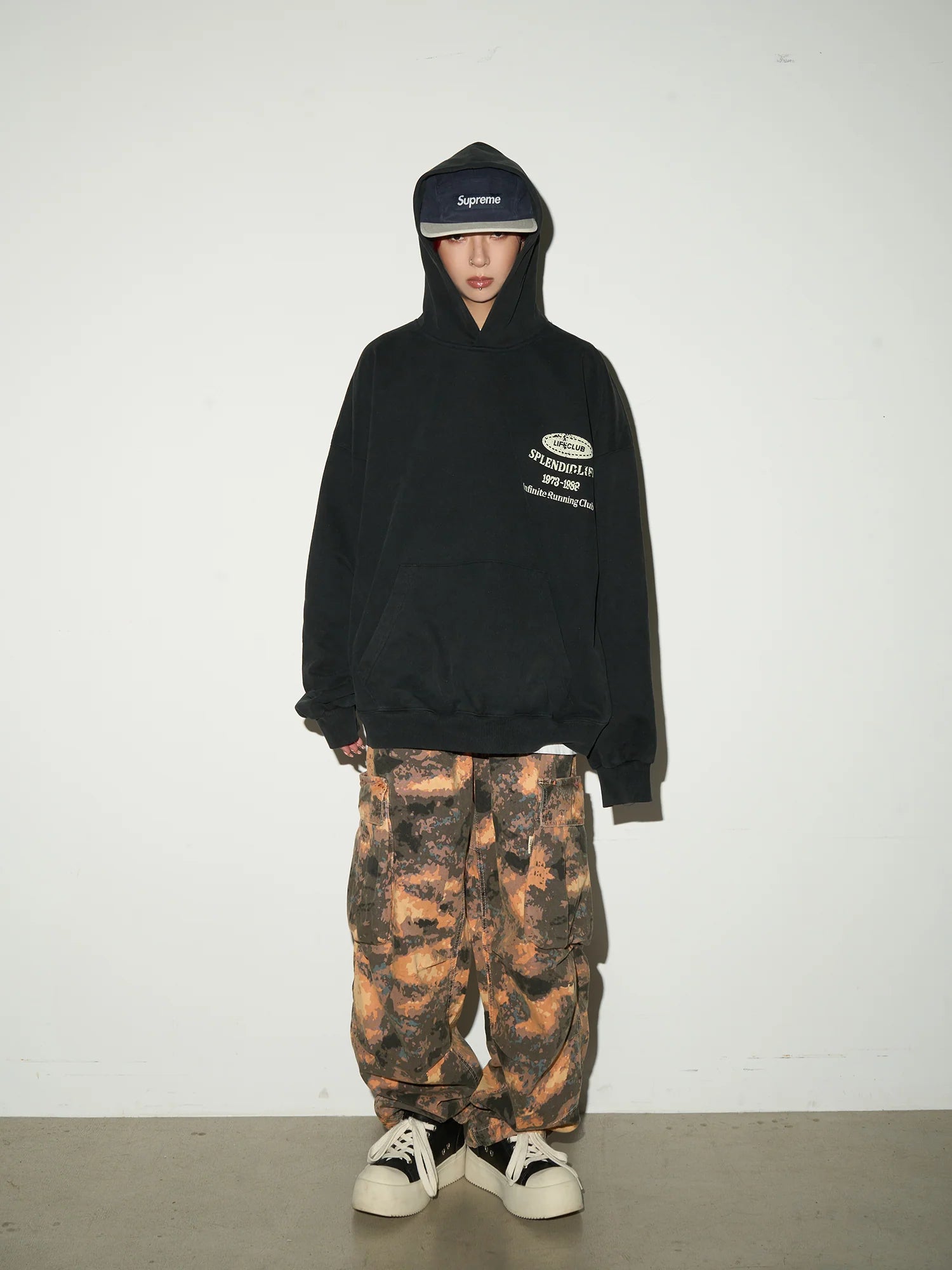【MICHINNYON】Camouflage cargo pants