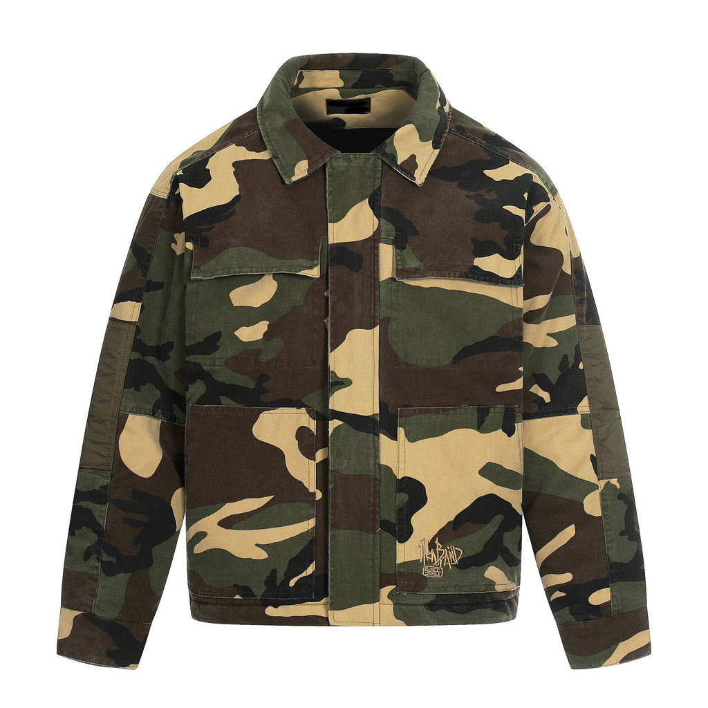 【MICHINNYON】Camouflage Jacket