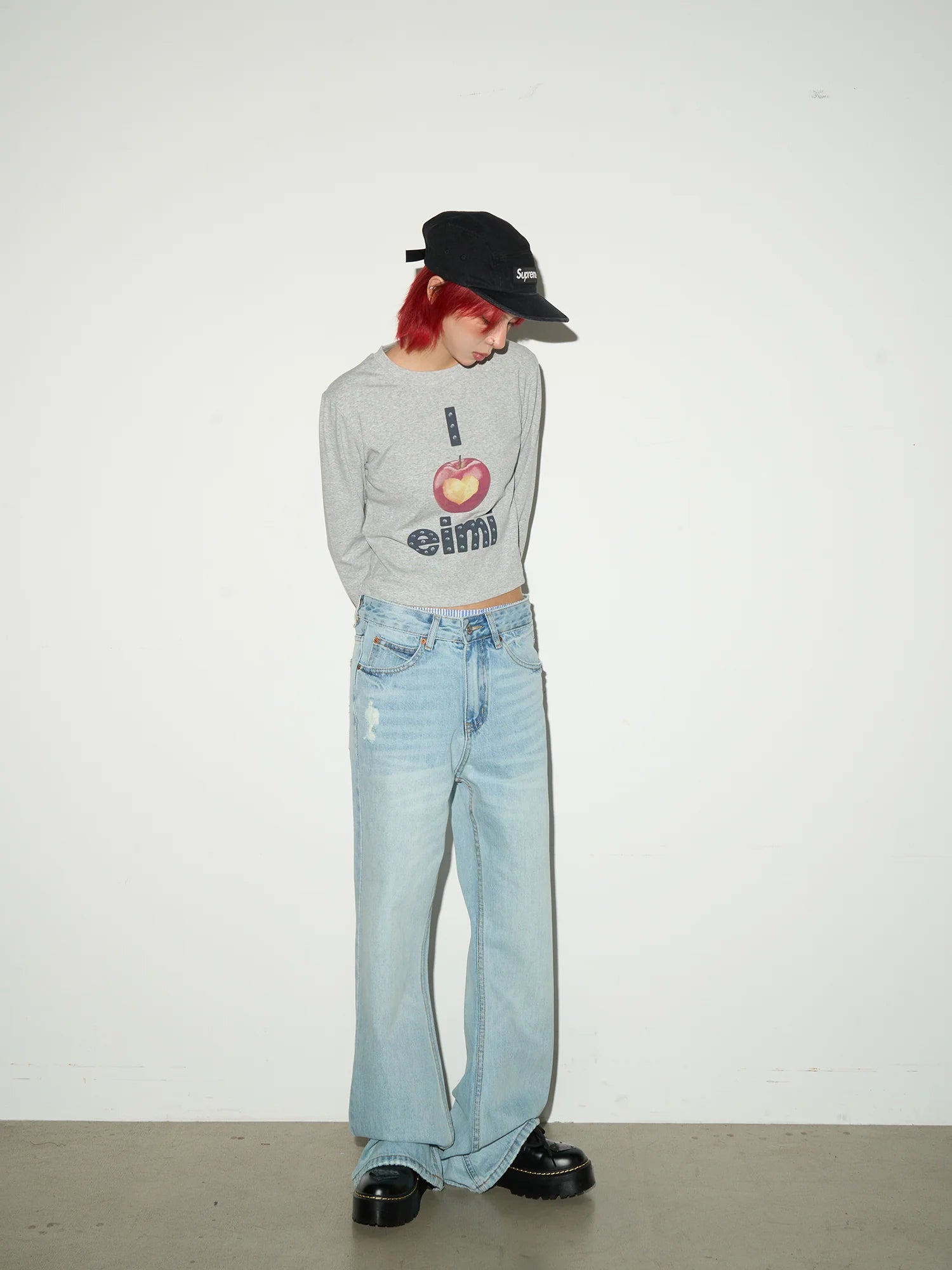 【MICHINNYON】Washed denim