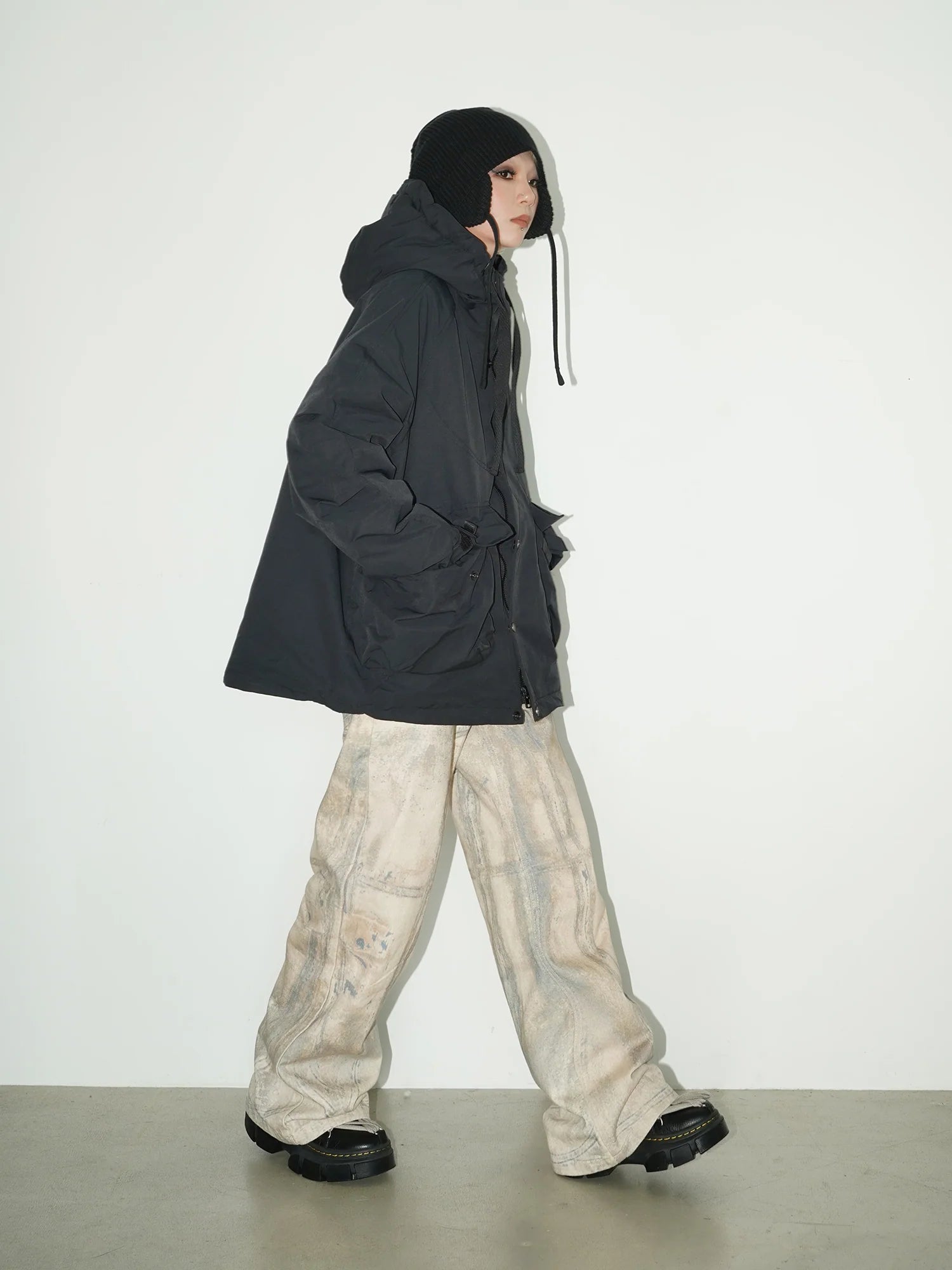 【MICHINNYON】Graffiti Wide Pants