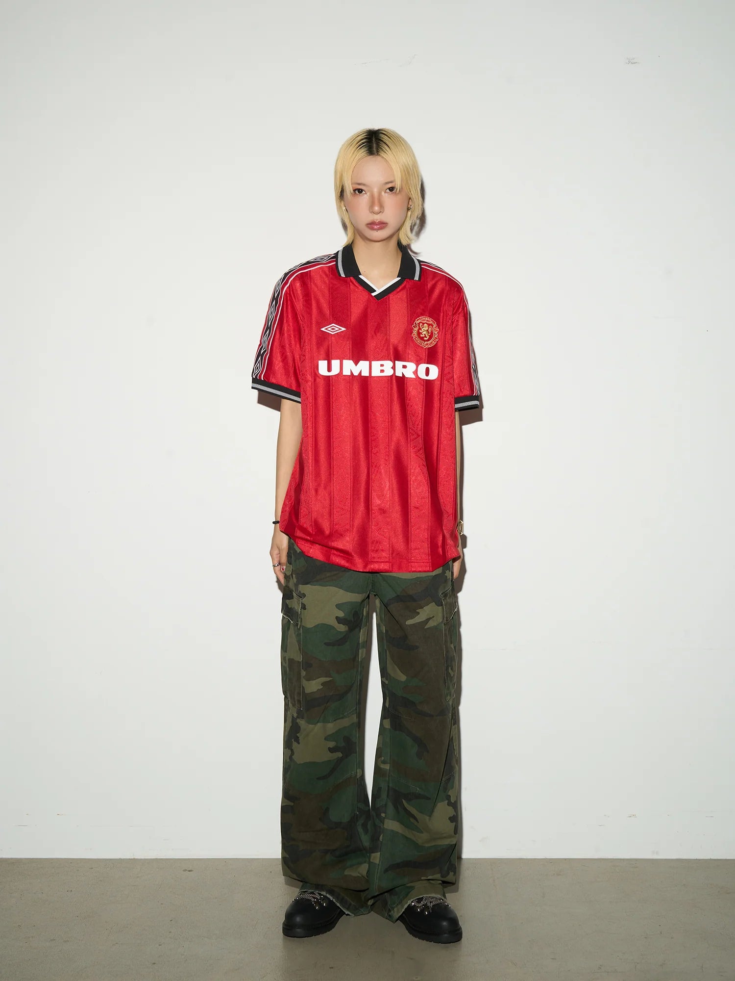 【MICHINNYON】Camouflage Cargo Pants