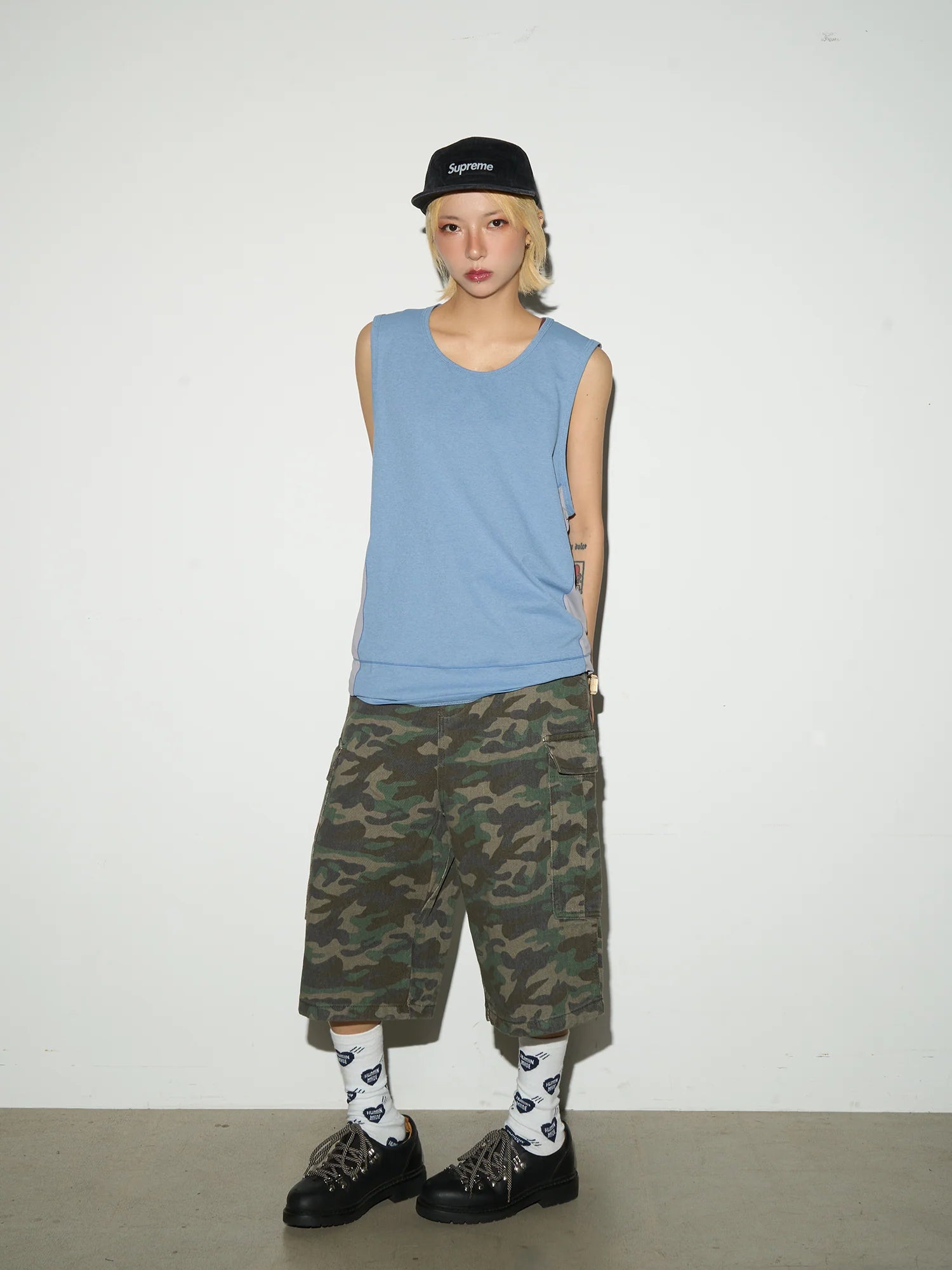【MICHINNYON】Camouflage shorts